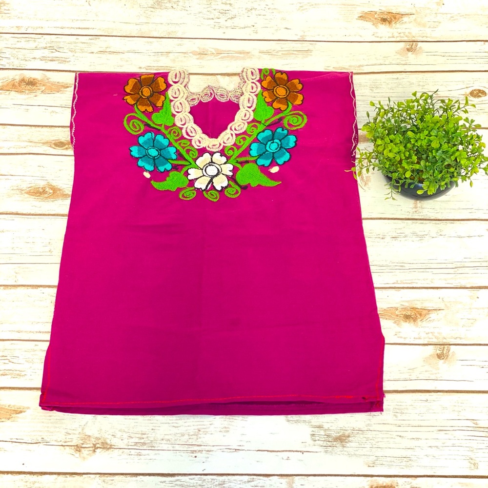 Mexican Embroidered Blouse